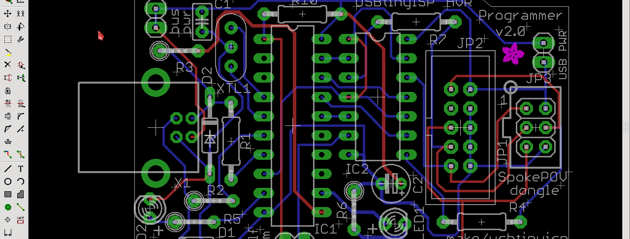 Nitpicking on the adafruit USBtinyISP